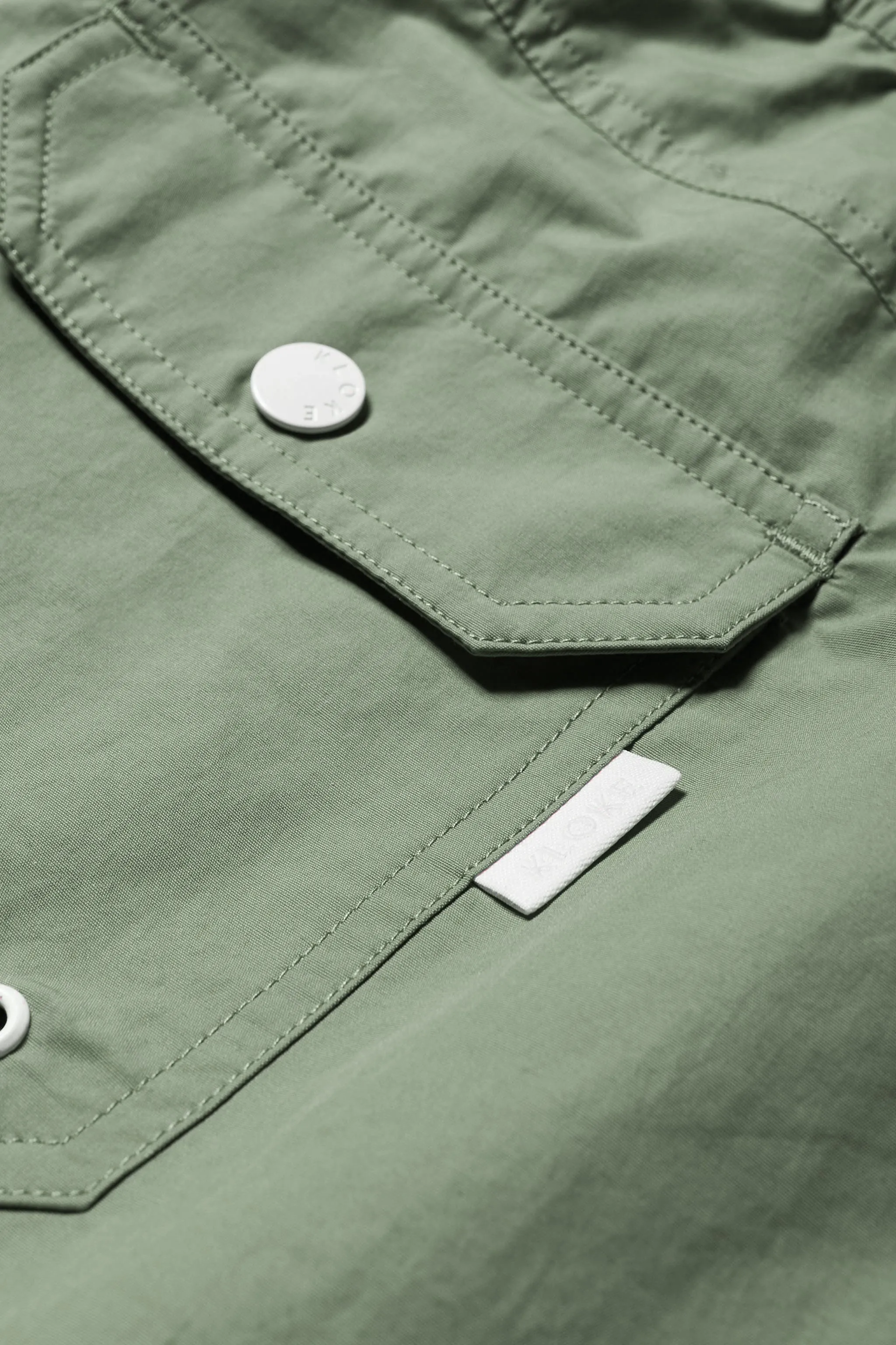 New Wave Swim Short Fatigue Green