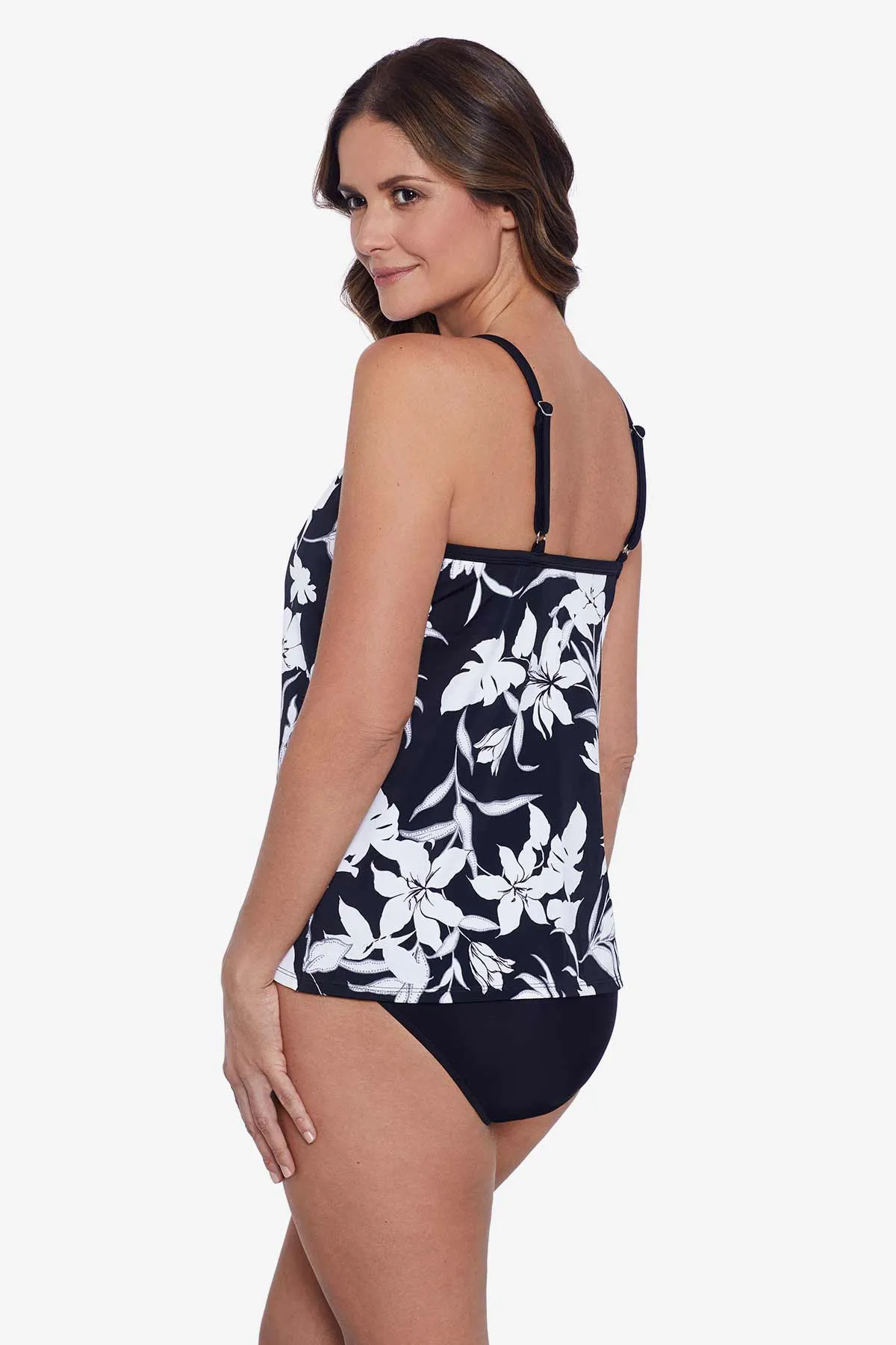Nightshade High Neck Tankini Top