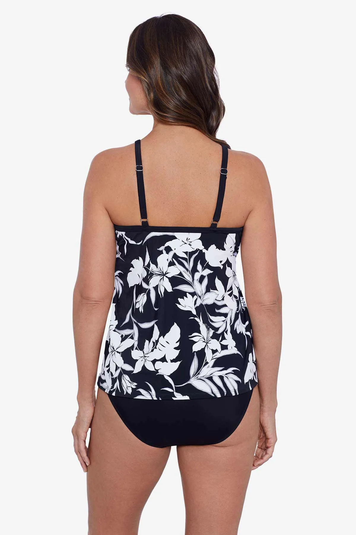 Nightshade High Neck Tankini Top