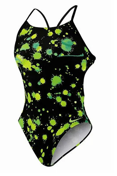 NIKE SWIM Splatter Cut Out Tank