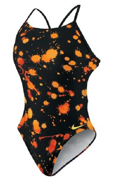 NIKE SWIM Splatter Cut Out Tank