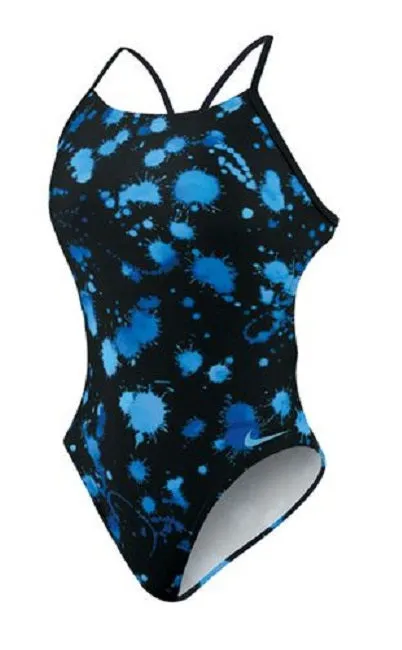 NIKE SWIM Splatter Cut Out Tank
