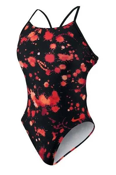 NIKE SWIM Splatter Cut Out Tank