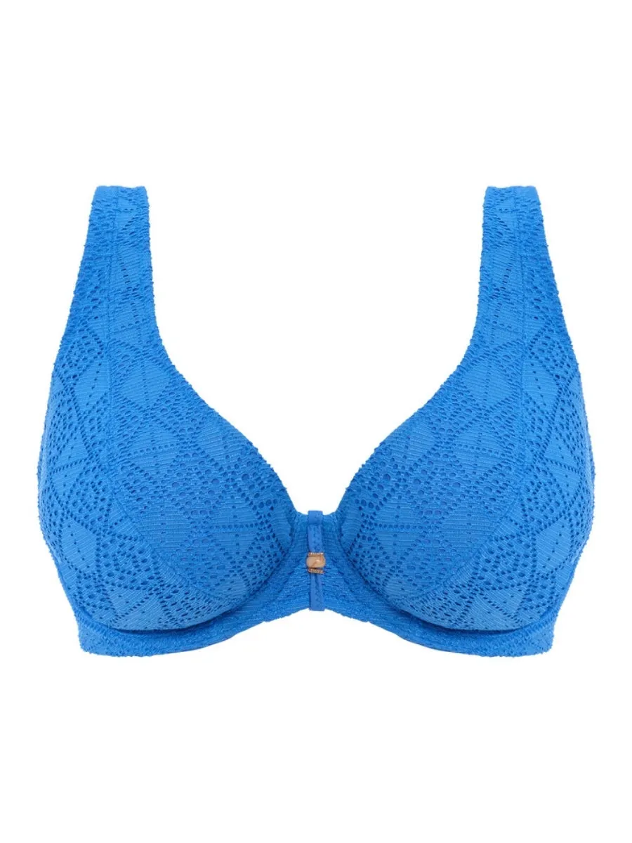 Nomad Nights High Apex Bikini Top - Atlantic