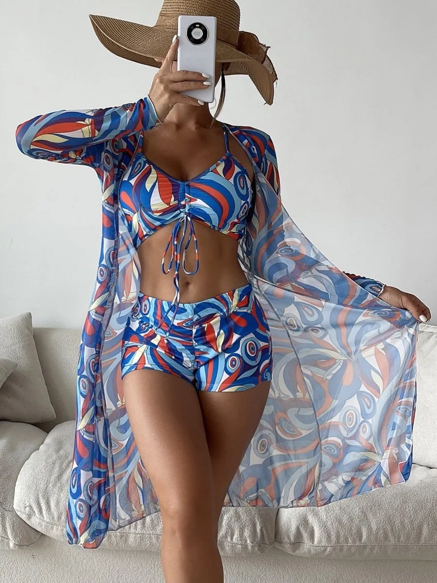 Nova Bikini With Long Sleeve Cardigan