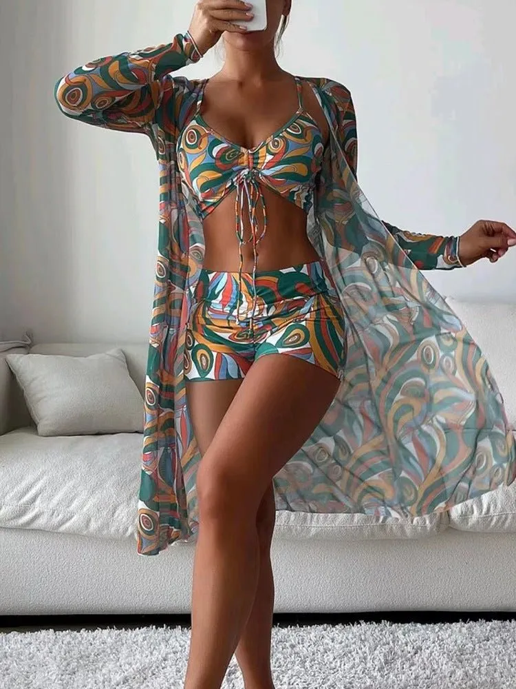 Nova Bikini With Long Sleeve Cardigan