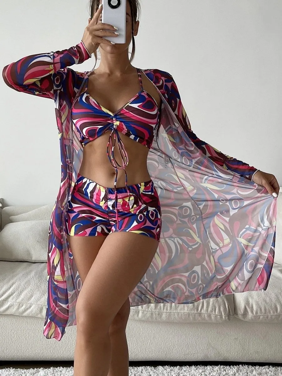 Nova Bikini With Long Sleeve Cardigan