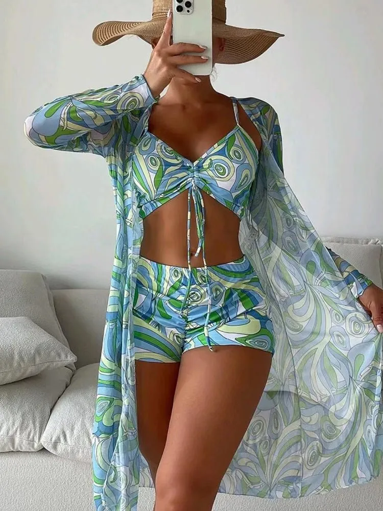 Nova Bikini With Long Sleeve Cardigan