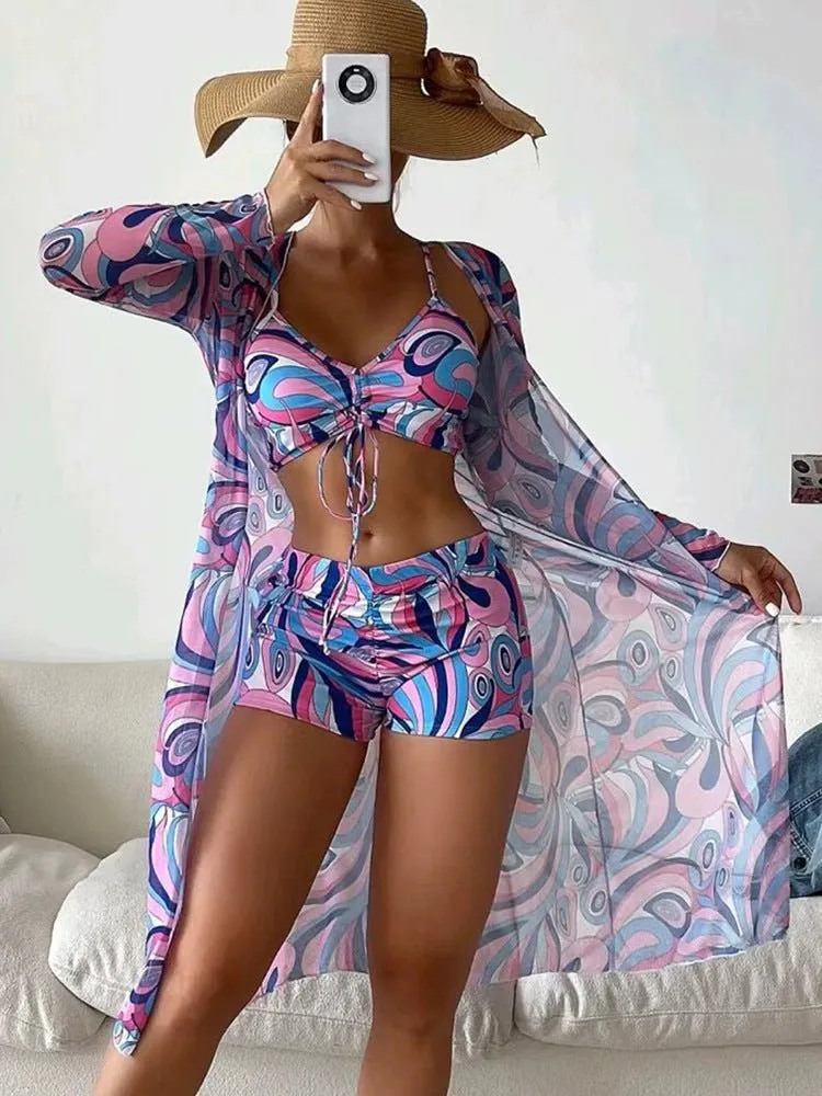 Nova Bikini With Long Sleeve Cardigan