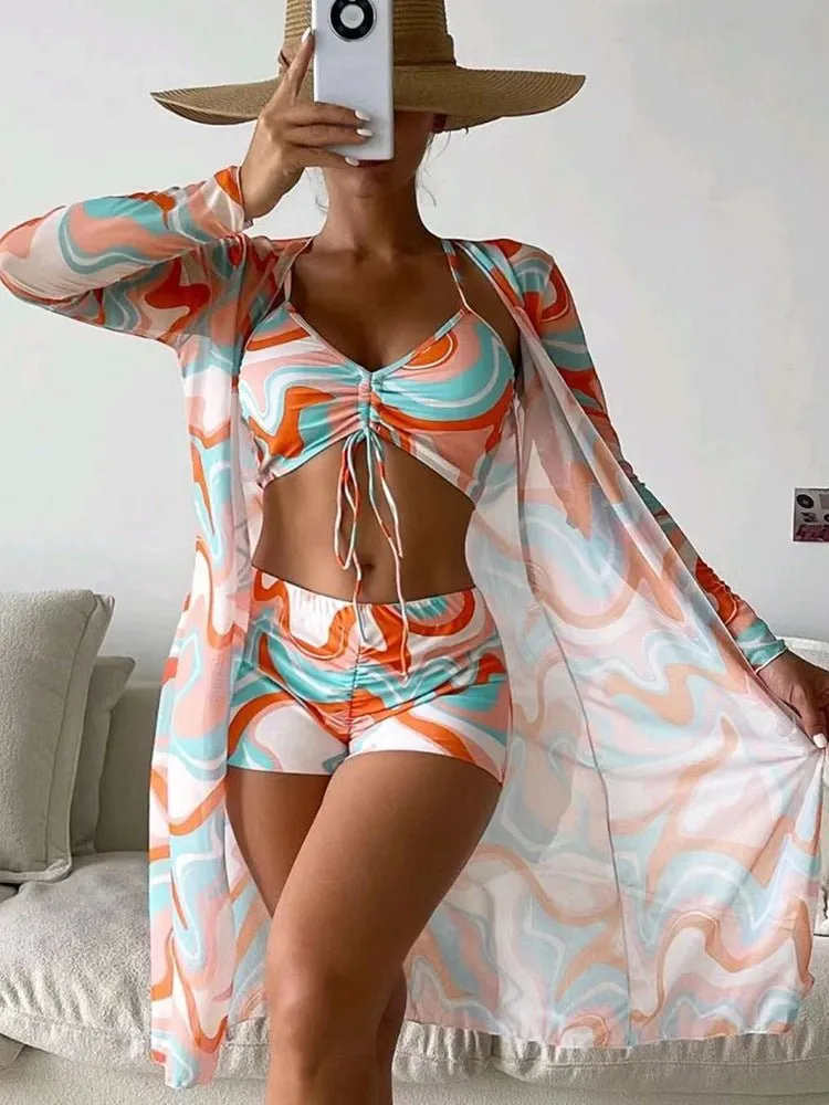 Nova Bikini With Long Sleeve Cardigan