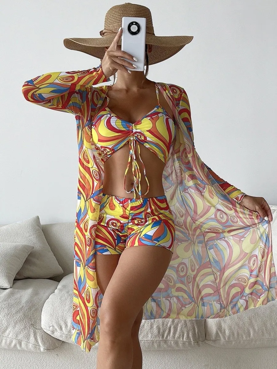Nova Bikini With Long Sleeve Cardigan