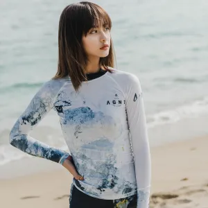 NU JUNE White Rash Vest For Woman