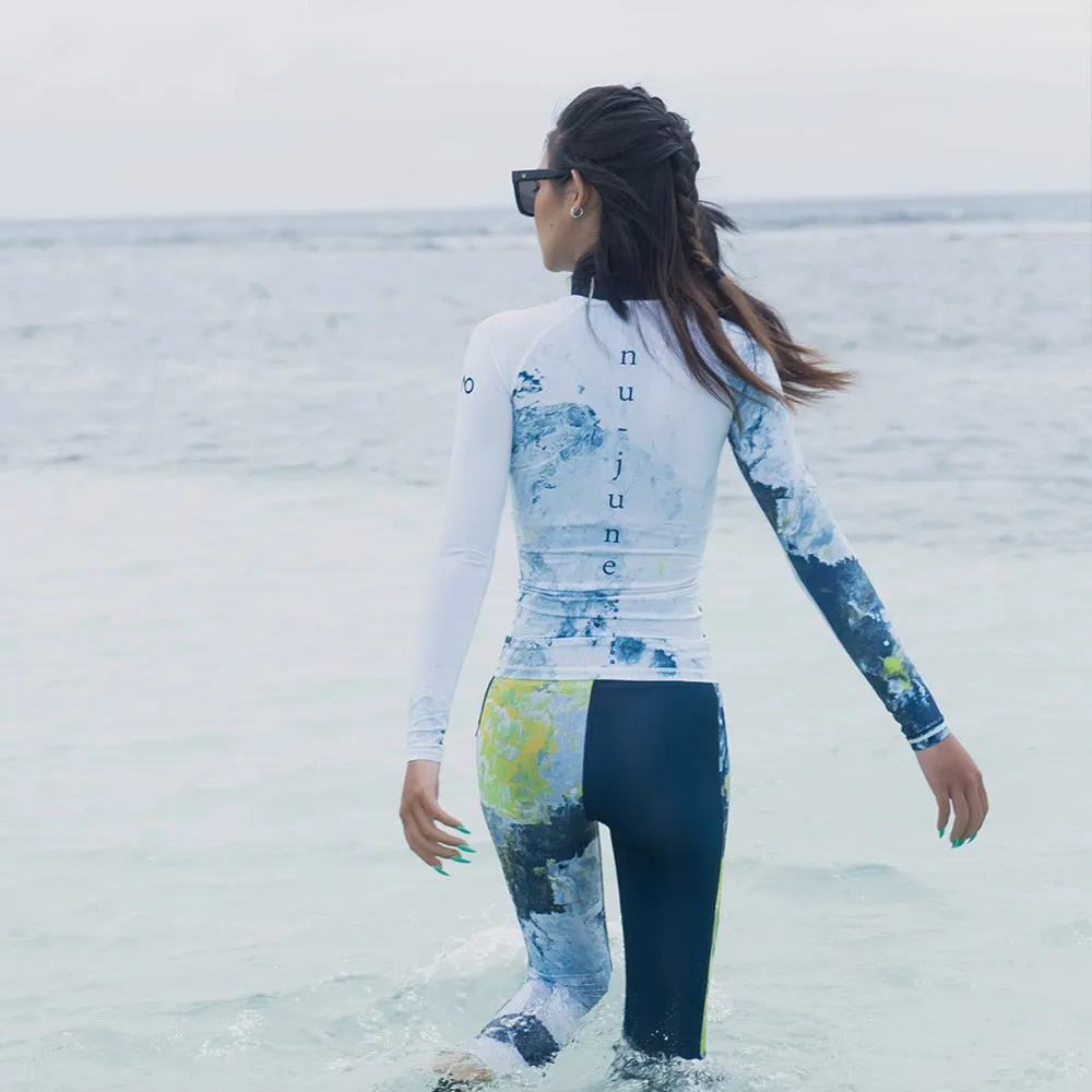 NU JUNE White Rash Vest For Woman