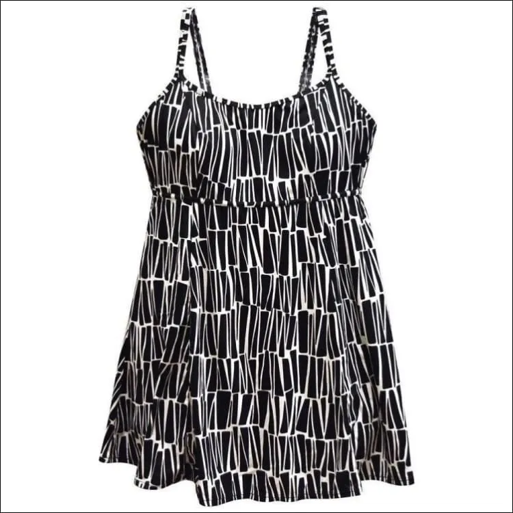 NWSC Women’s Plus Size Empire Waist Swimdress Swimsuit 18 20 22 24 W