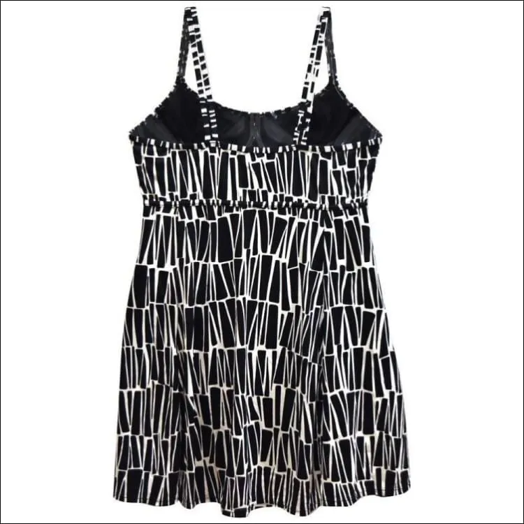 NWSC Women’s Plus Size Empire Waist Swimdress Swimsuit 18 20 22 24 W