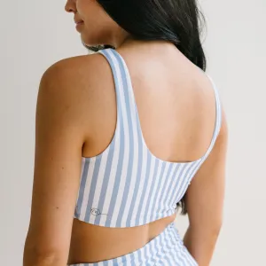 Oasis Bikini Top - Blue Stripe