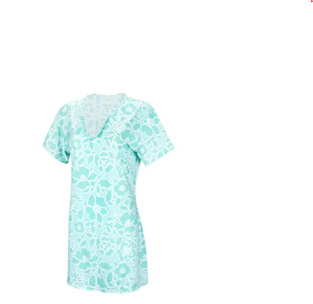 Ocean Breeze Short Sleeve Cover Up Dress
