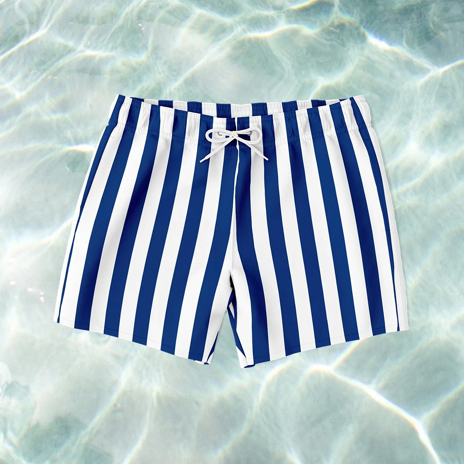 Ocean Stripe Swim Shorts