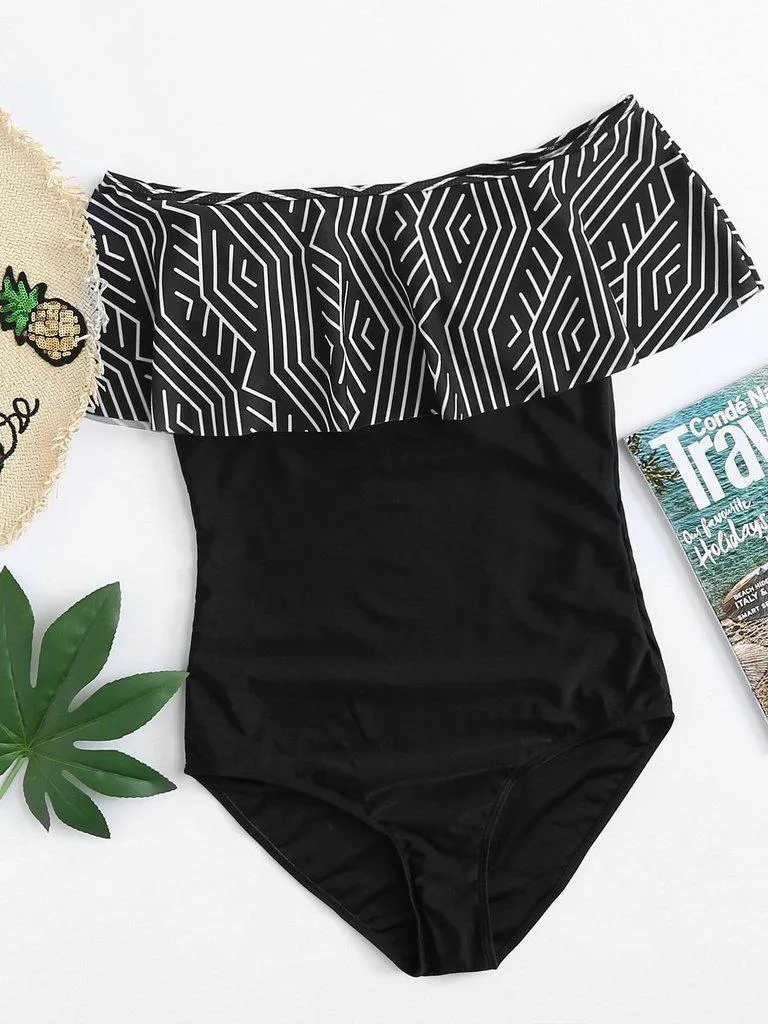 Off The Shoulder Swimsuit