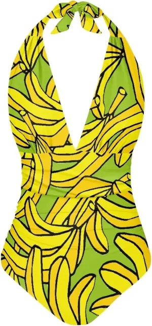 One Piece Swimsuit Women Athletic Vintage Swimwear for Women Plus Size