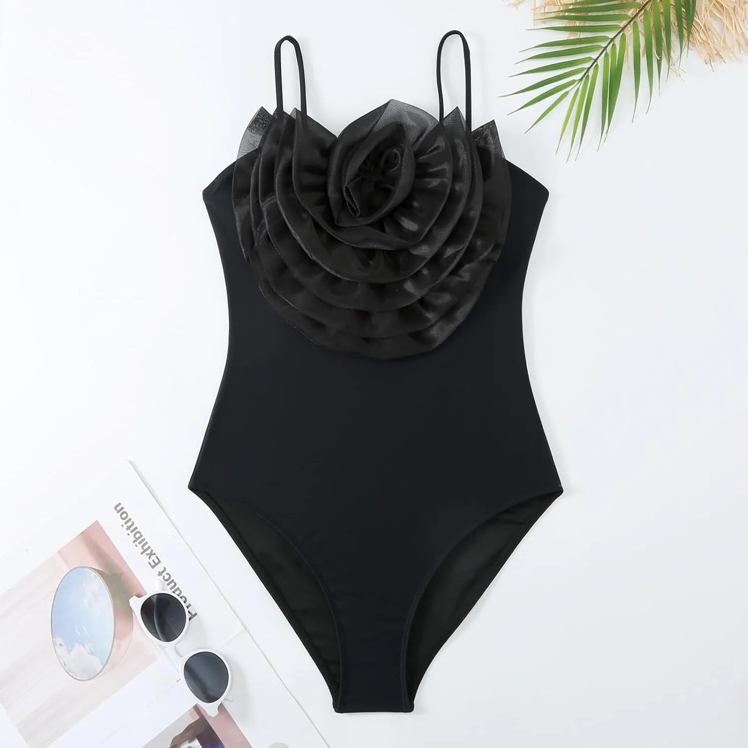 One Piece Swimsuit Women,2024 Summer Retro Print Tummy Control Bathing Suit with Beach Cover Up Wrap Skirt Sarong