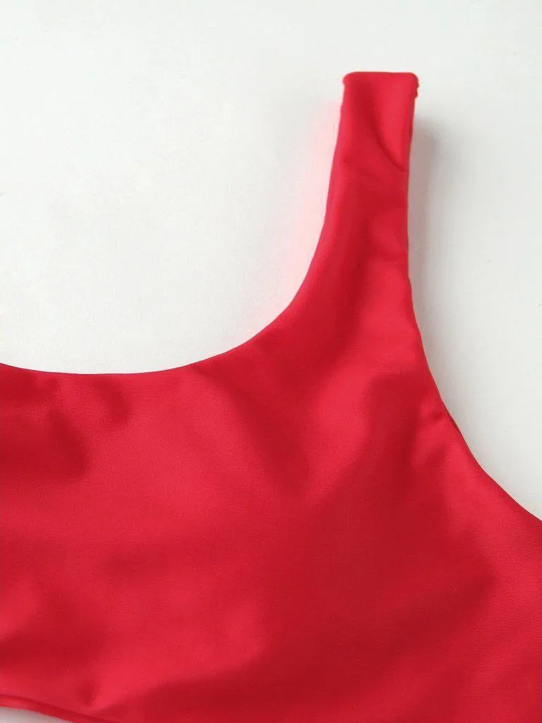 One Shoulder Beach Bikini Set