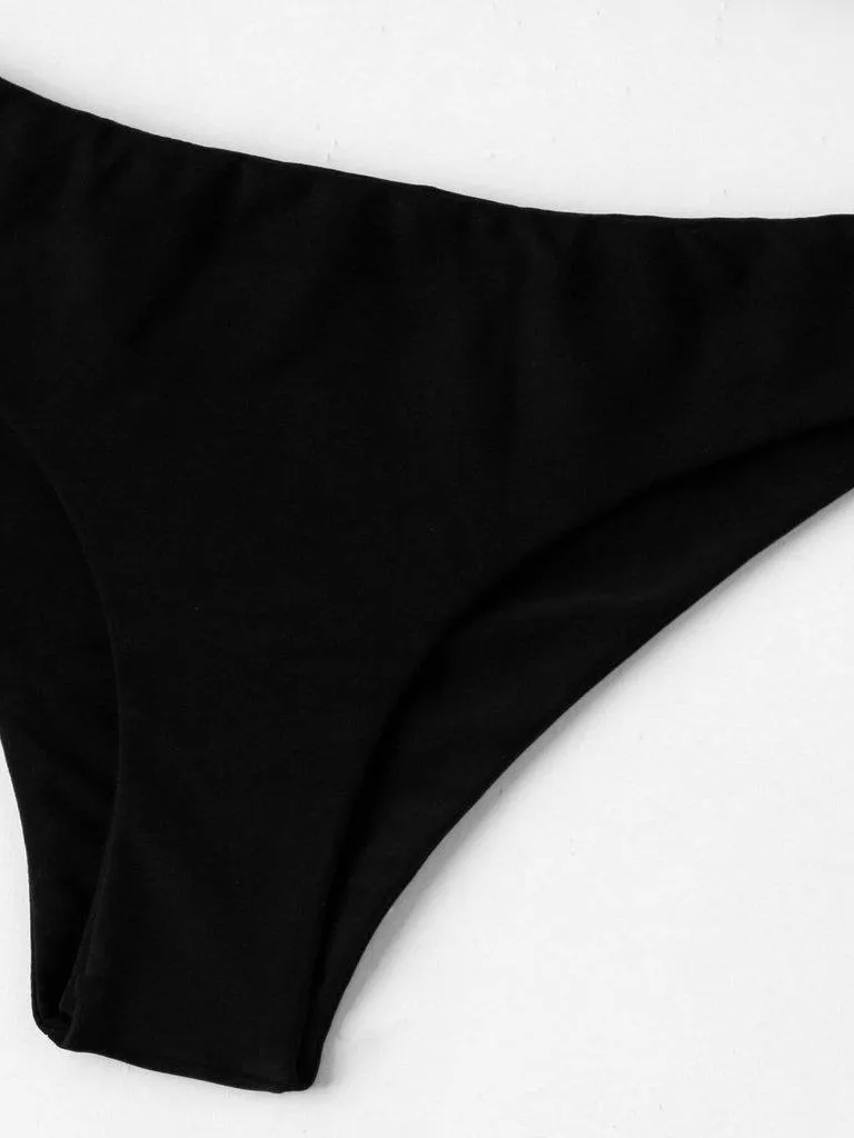 One Shoulder Bikini Set