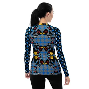 Origen Destination Women's Rash Guard BluBlkY
