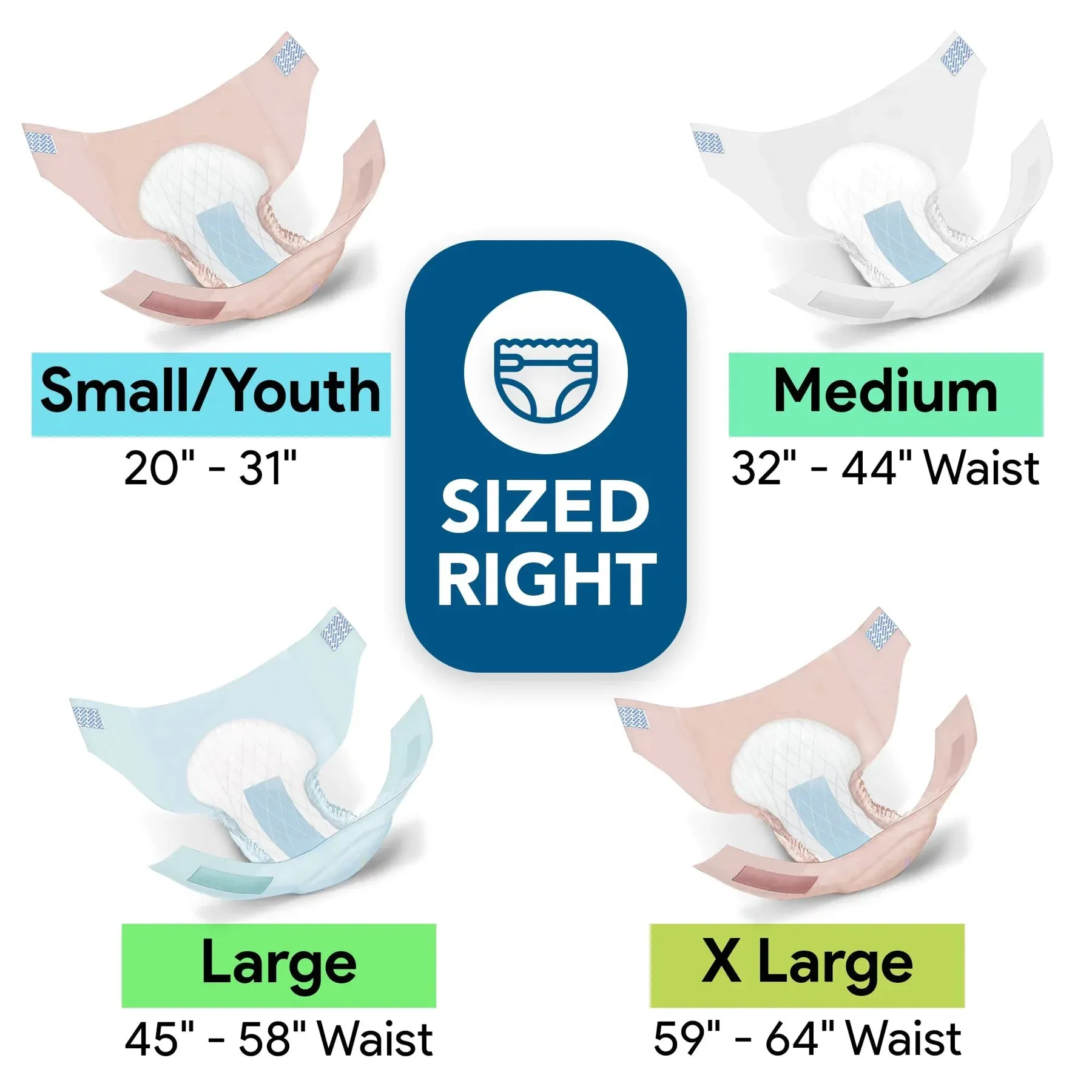 Overnight Heavy Absorbency Plus Poly Adult Briefs