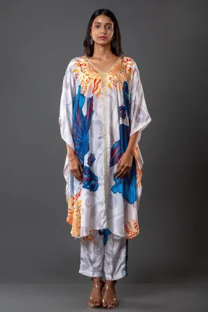 Oversized Print Kaftan & Pants