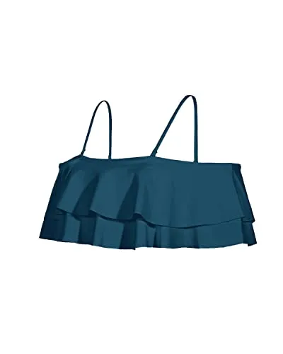 Padded Bras Bikini Top Off Shoulder Style-Teal