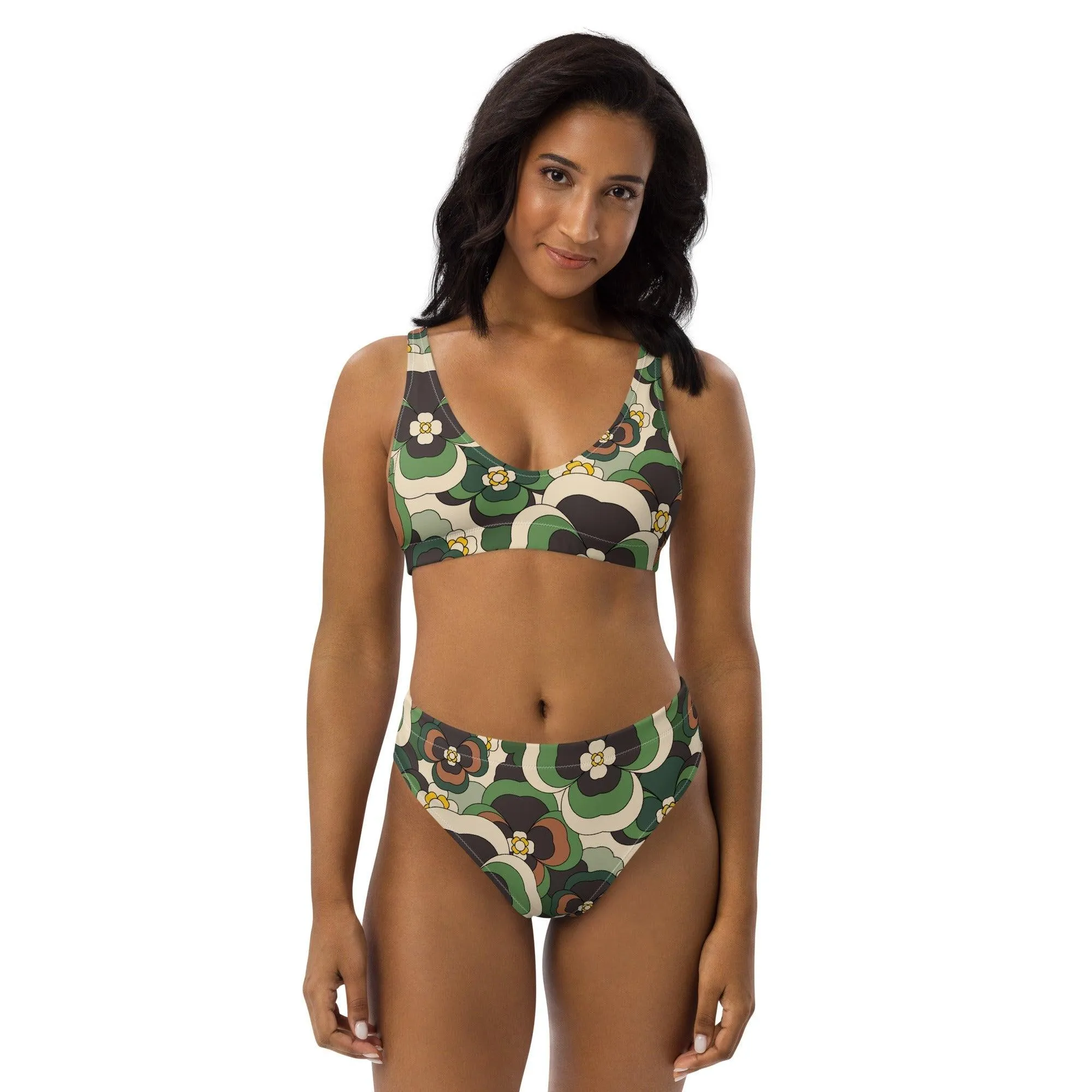 PANSY FANTASY green - Bikinis made of recycled material