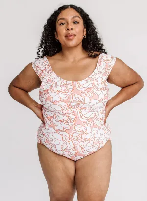 Peony Cap Sleeve 1 pc (Curvy Only)