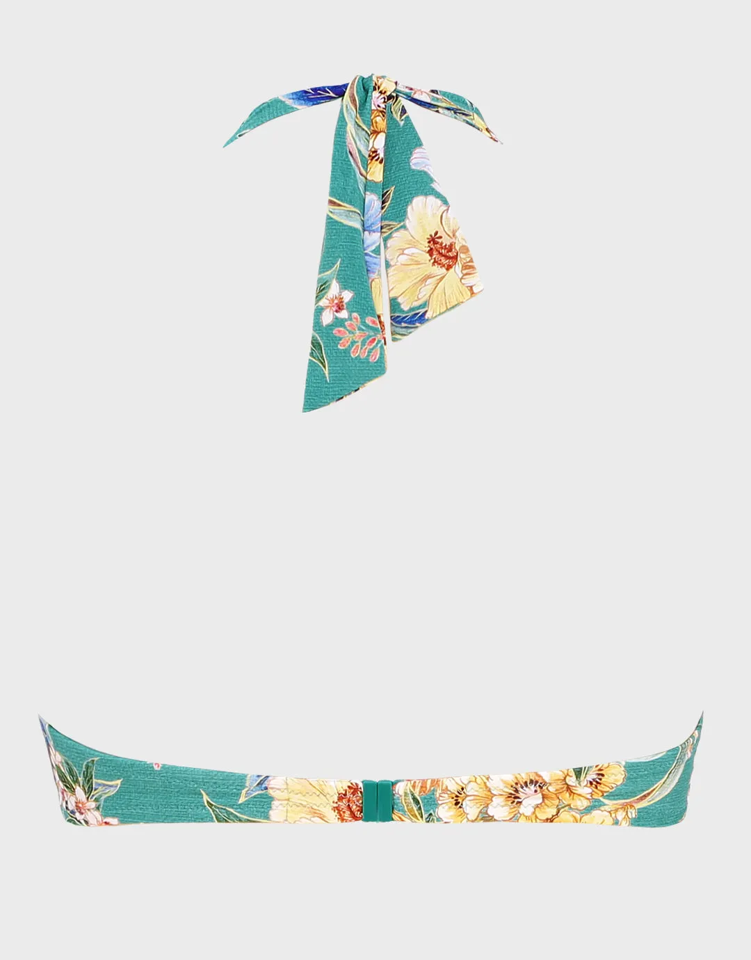 Pineapple Sea Halter Bikini Top - Tropical Breeze