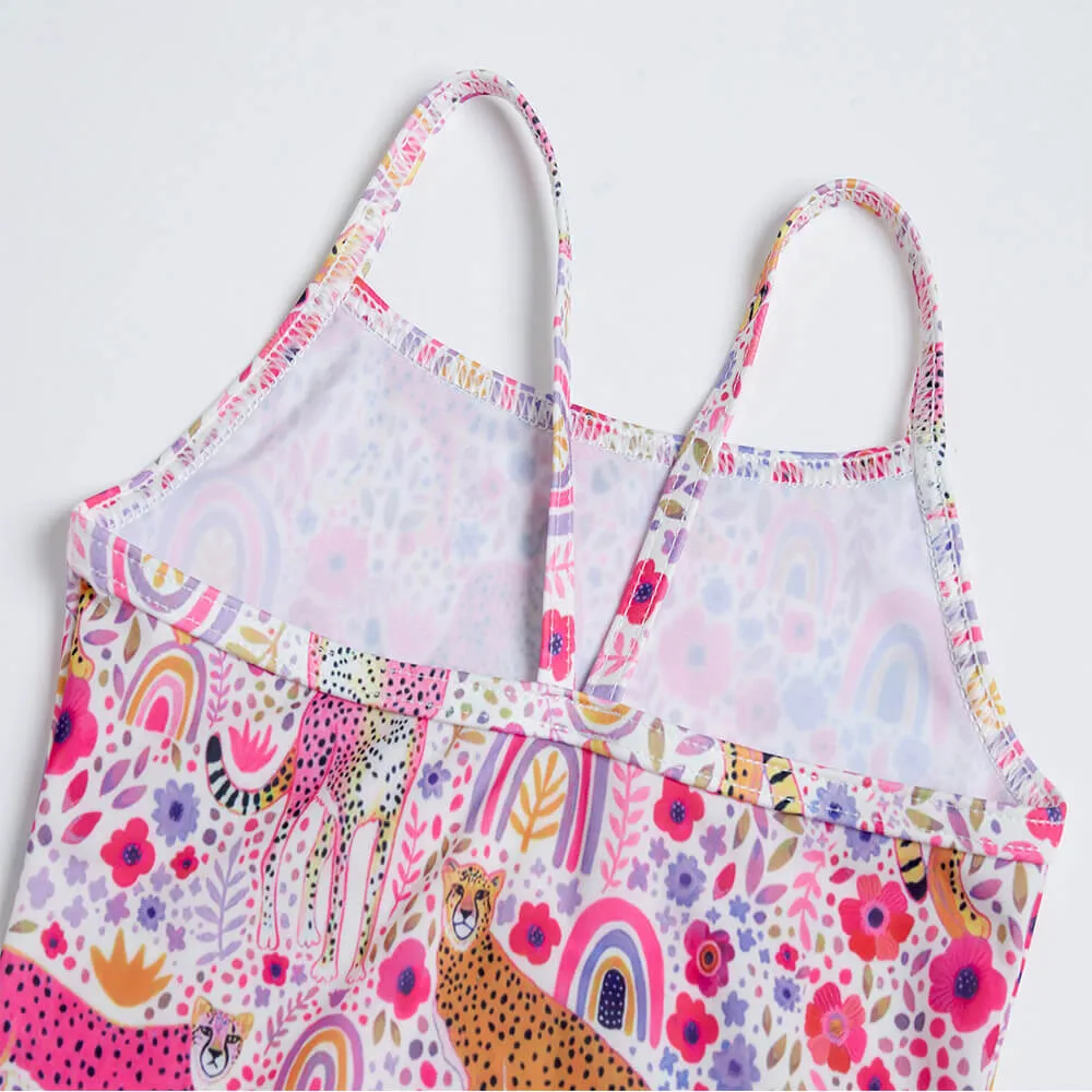 Pink Cheetah Swimsuits TENVDA