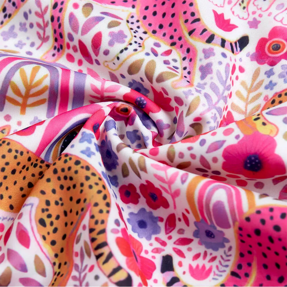 Pink Cheetah Swimsuits TENVDA