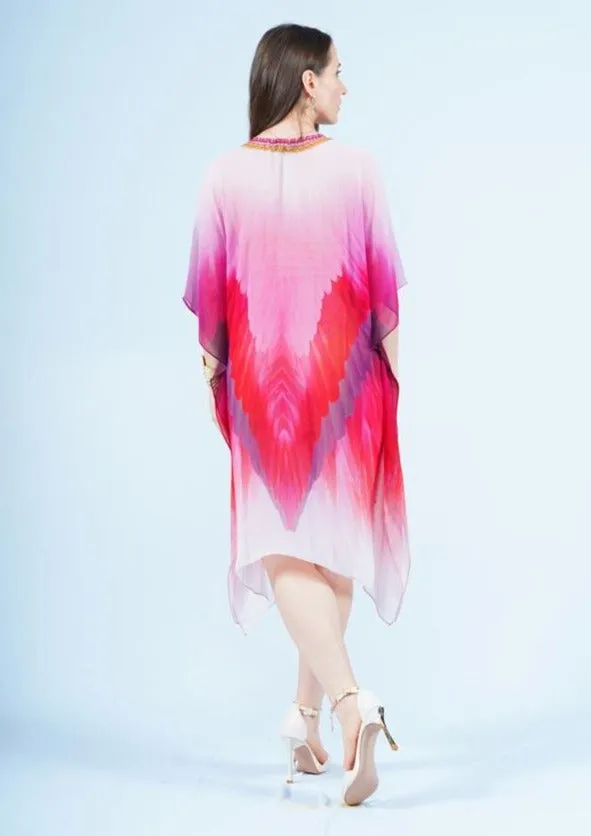 Pink Flamingo Kaftan