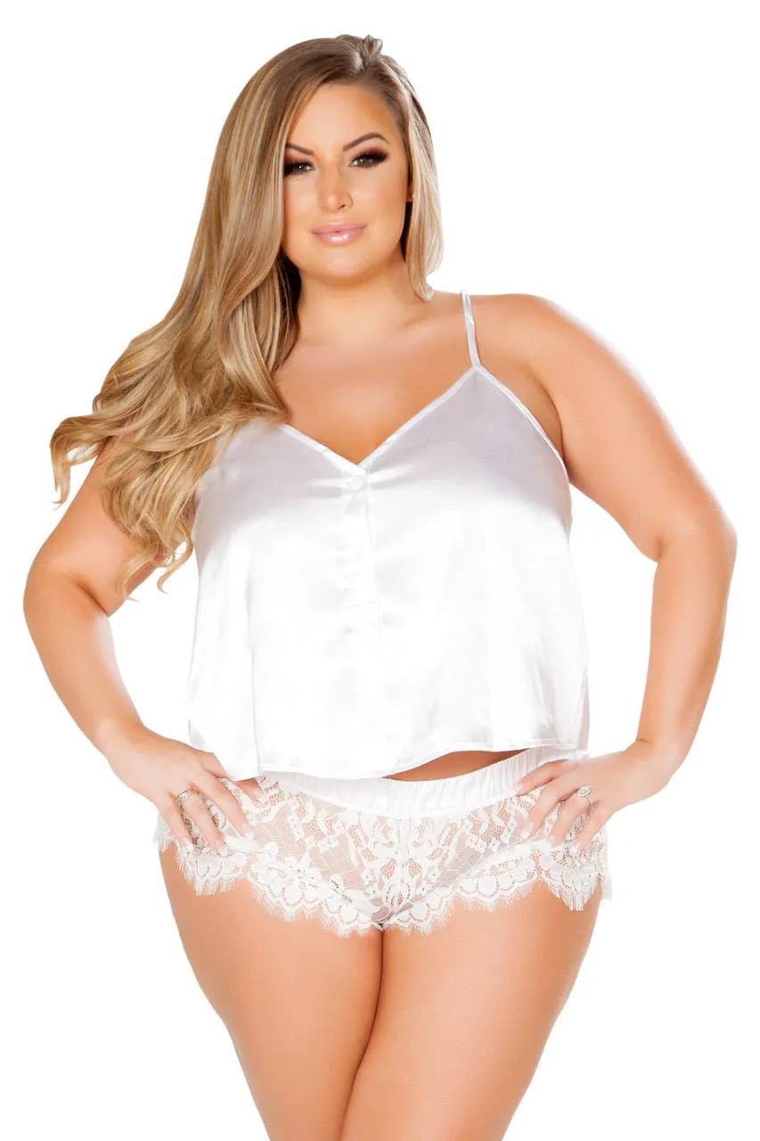 Plus Size Elegant Pajama Set