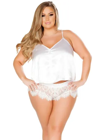 Plus Size Elegant Pajama Set