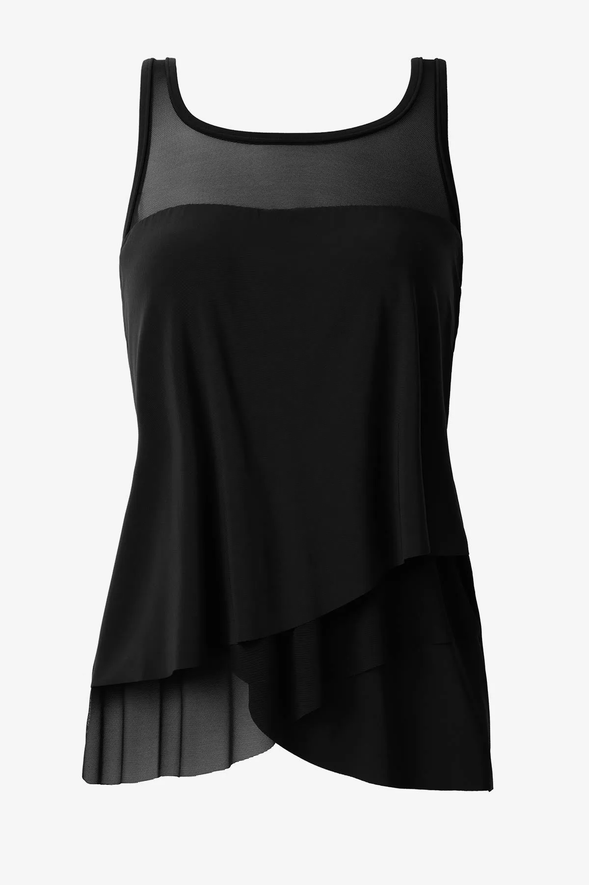 Plus Size Illusionists Mirage Underwire Tankini Top