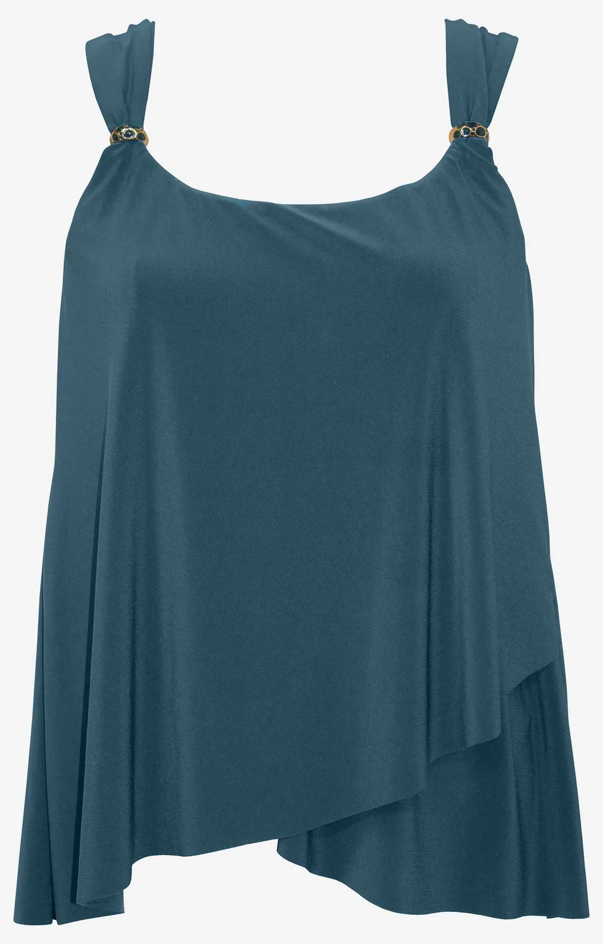 Plus Size Razzle Dazzle Underwire Tankini Top