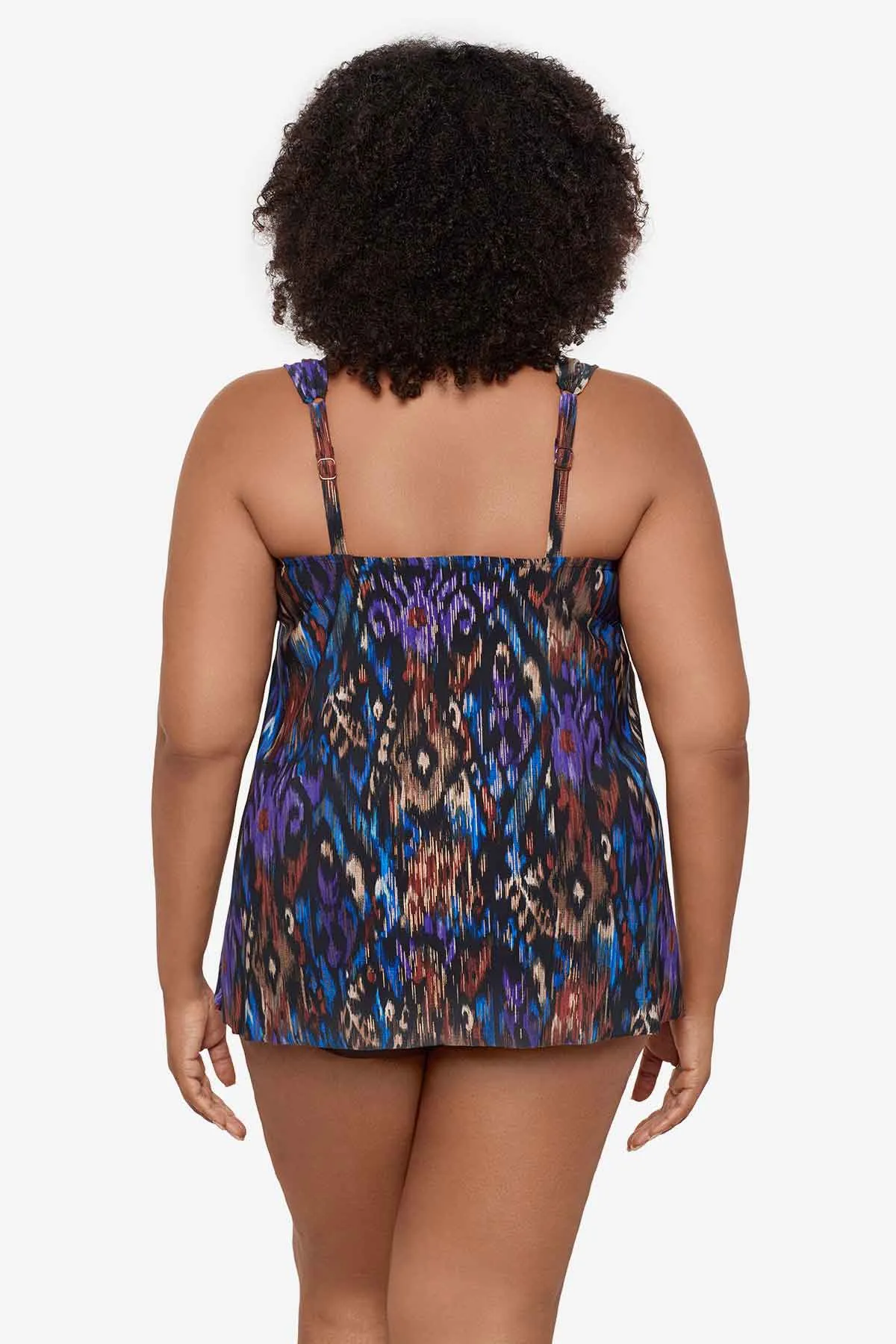 Plus Size Tapiz Dazzle Tankini Top