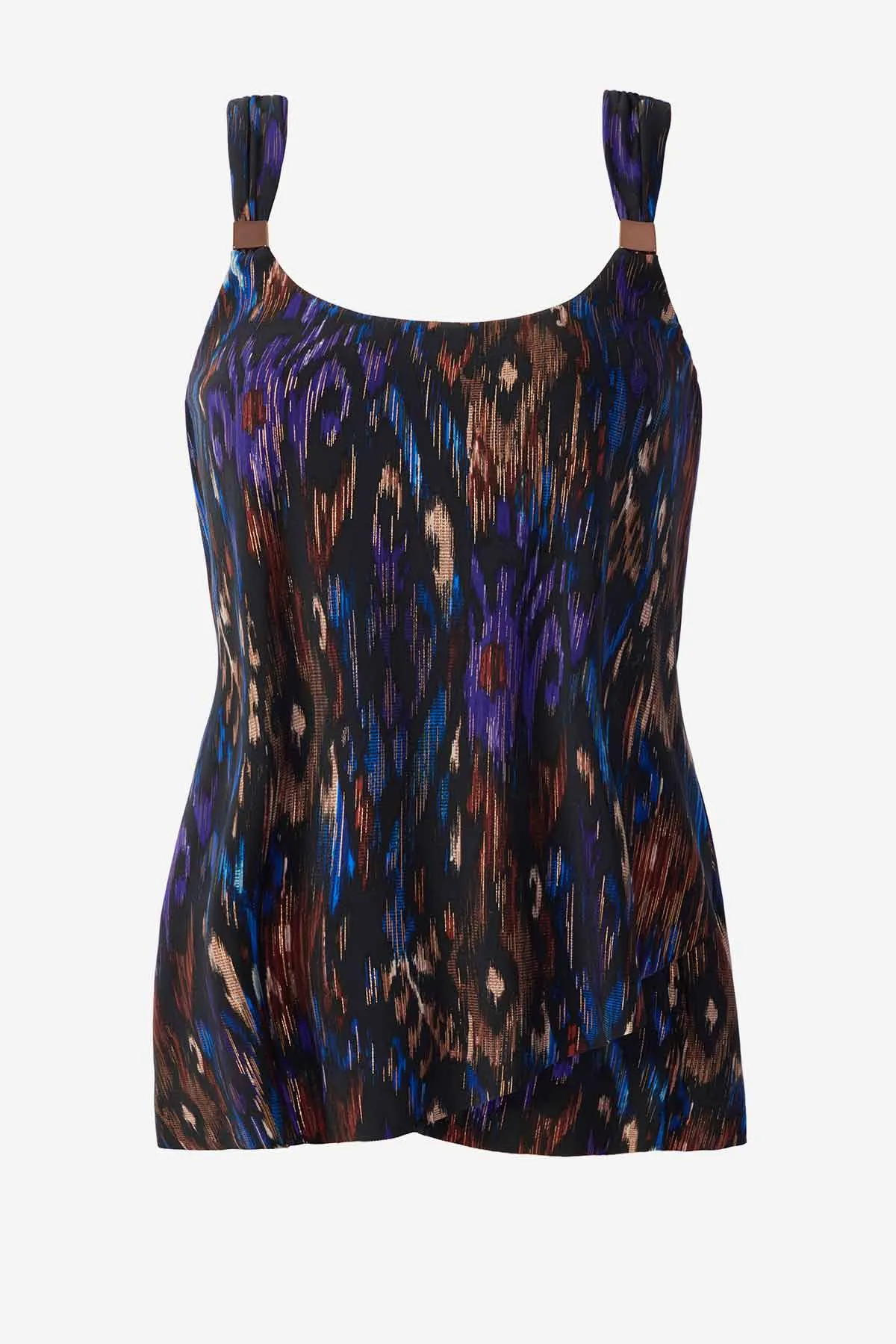 Plus Size Tapiz Dazzle Tankini Top