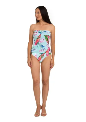 Print Fitted Bandini Top (Style 108)