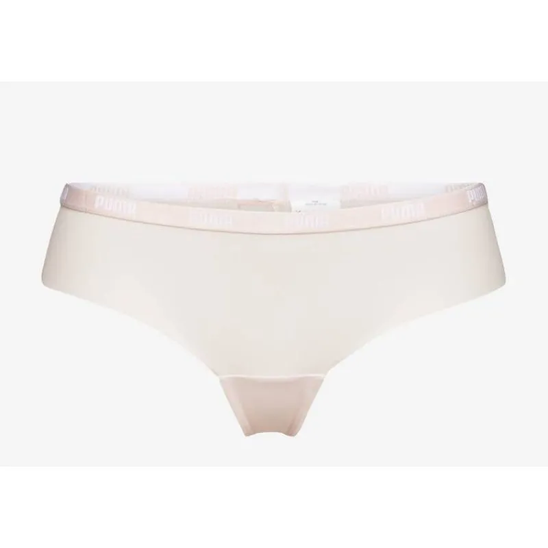 Puma Women's Soft & Stretchy Brazilian Briefs - 2-Pack in Stylish Powder Pink