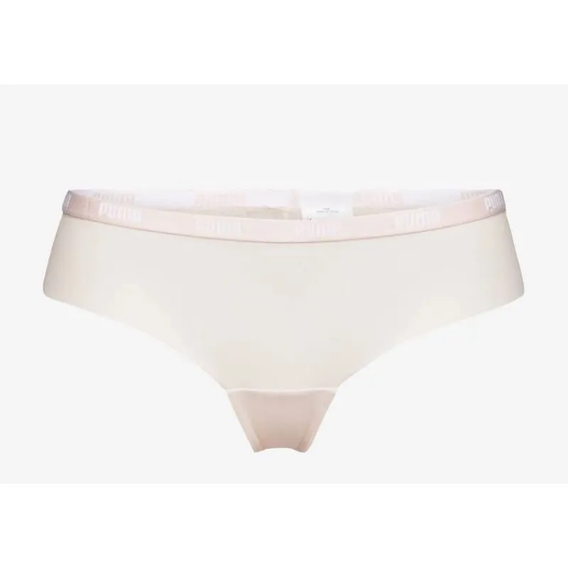 Puma Women's Soft & Stretchy Brazilian Briefs - 2-Pack in Stylish Powder Pink