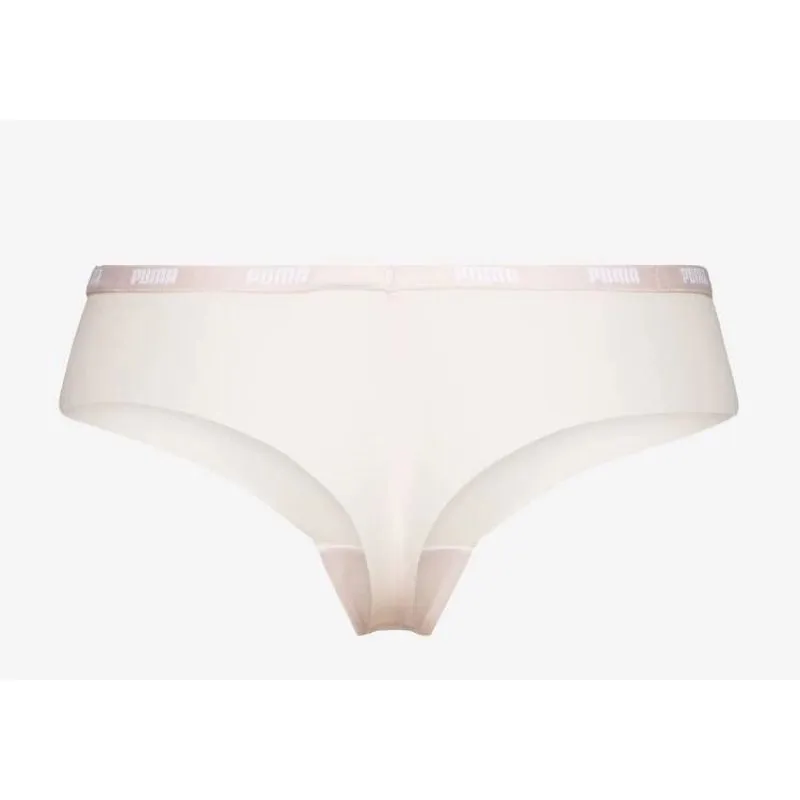 Puma Women's Soft & Stretchy Brazilian Briefs - 2-Pack in Stylish Powder Pink