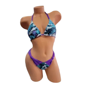 Purple Paisley Knotty Bottoms