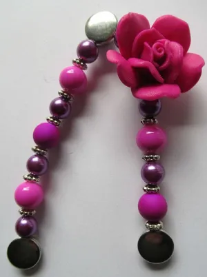 "FUCHSIA FANTASY"  - INTERCHANGEABLE WOMEN'S SANDAL SNAP