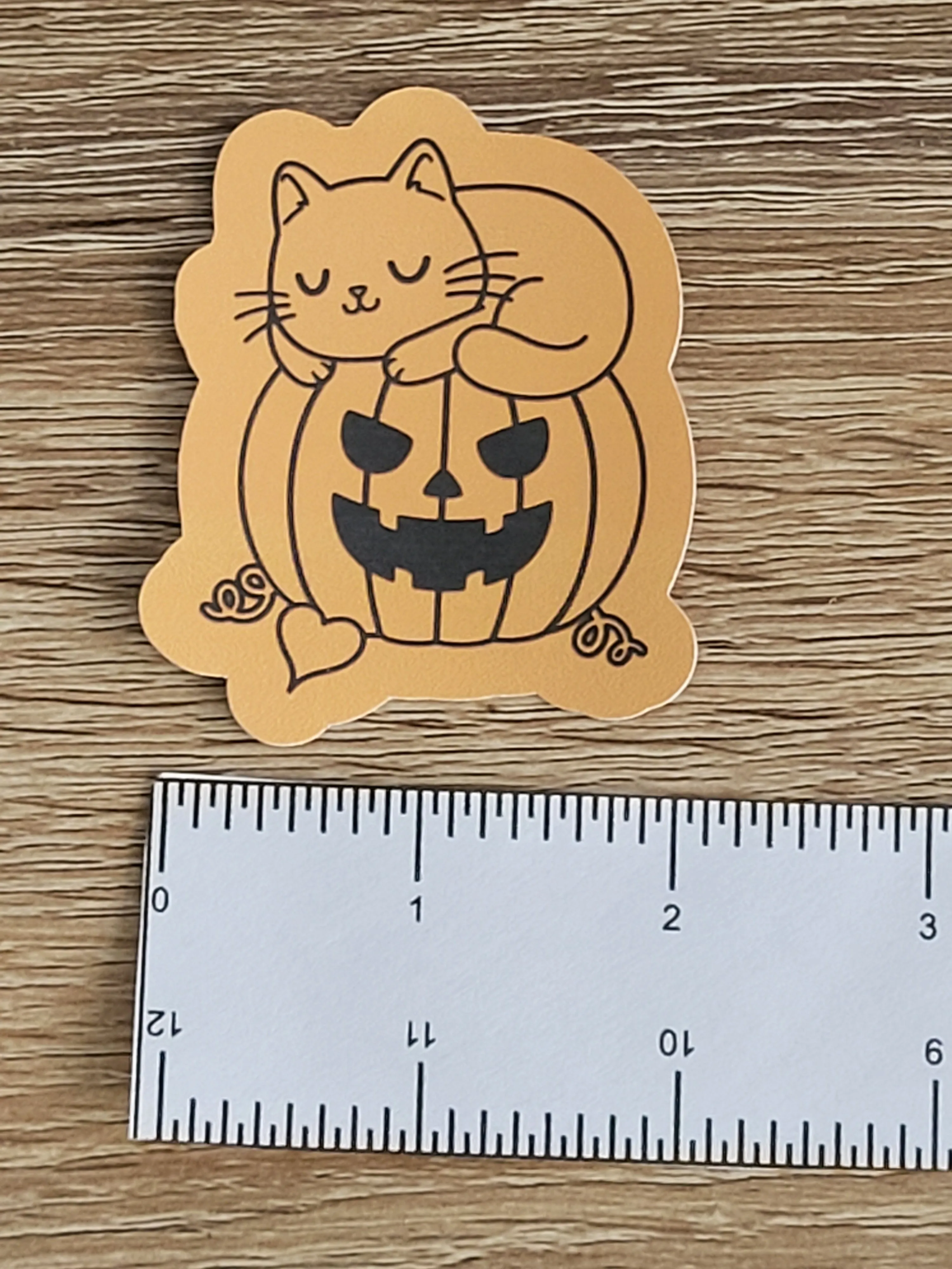"Kitty Pumpkin" Sticker